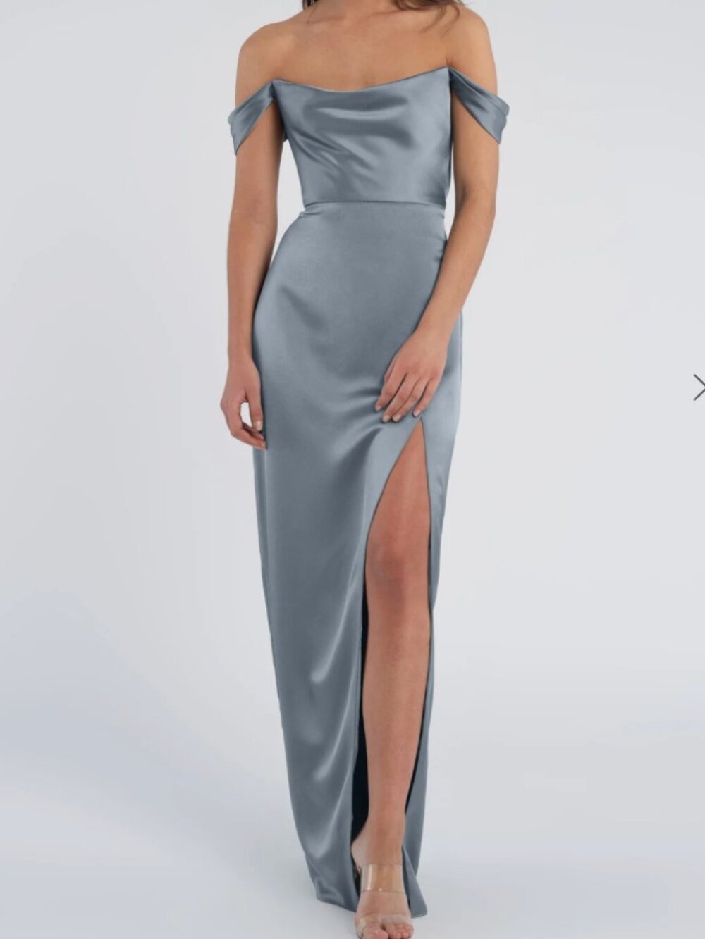 Jenny Yoo Sawyer Bridesmaid Dress in Chambray